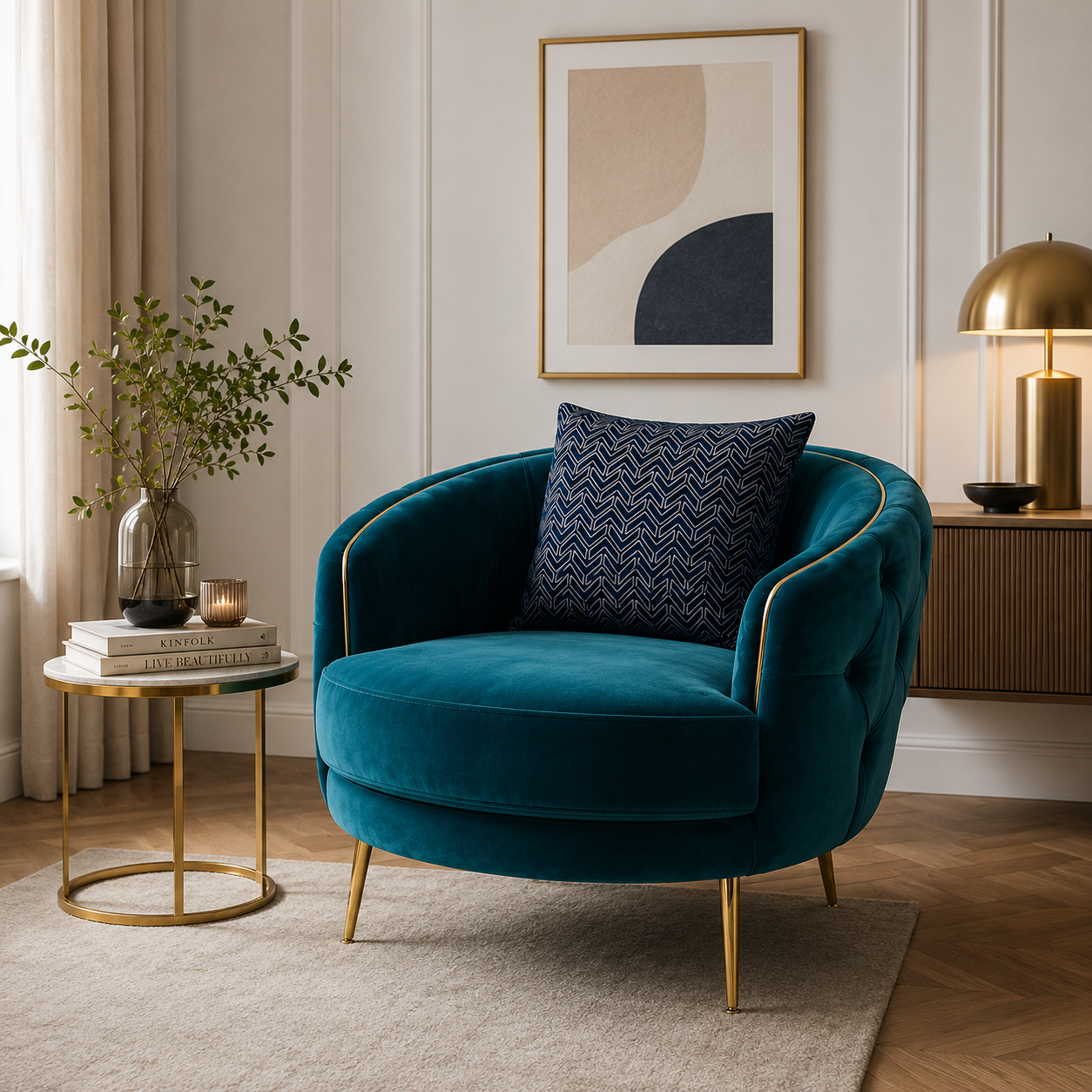 Celeste Chair shown in an interior setting