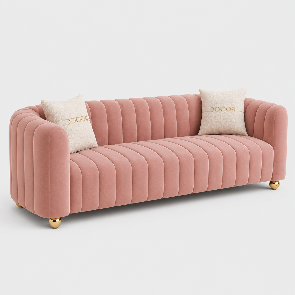 Monaco Velvet Couch