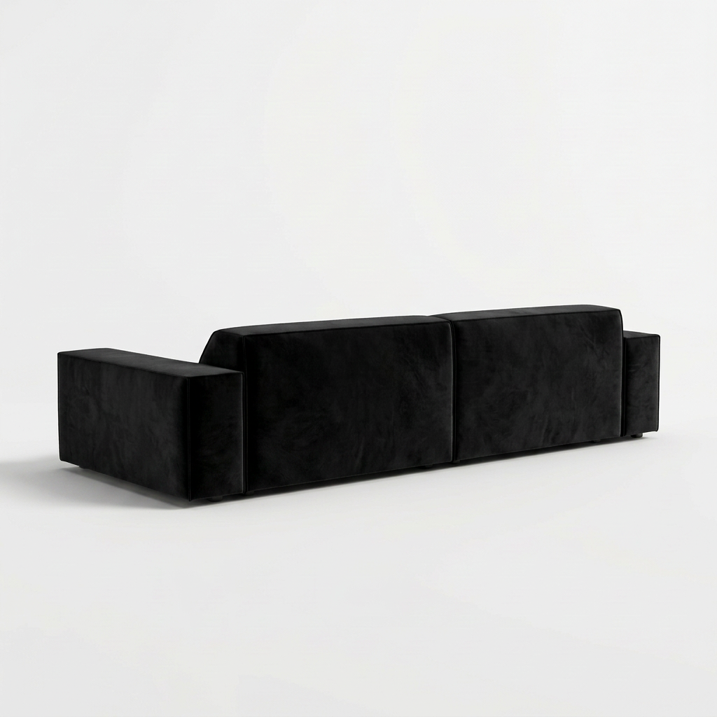 Halden Velvet 3 Seater Sofa shown in an interior setting